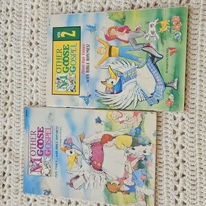 Vintage | Pair Of Mother Goose Gospel Books